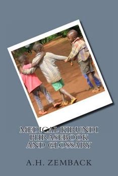 Paperback Medical Kirundi Phrasebook and Glossary Book