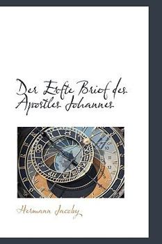 Hardcover Der Erfte Brief Des Apostles Johannes Book