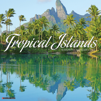 Calendar Tropical Islands 2023 Wall Calendar Book