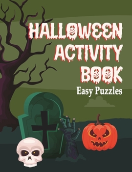 Paperback Halloween Activity Book: Sudoku Easy Puzzles Book
