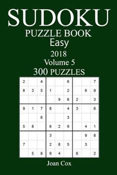 Paperback 300 Easy Sudoku Puzzle Book - 2018 Book