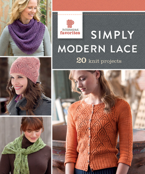 Paperback Simply Modern Lace: 20 Knit Projects Book