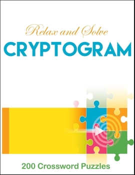 Paperback Cryptogram: &#11088; Large Print Puzzles -Relax and Solve Cryptograms Book