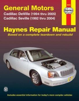 Paperback General Motors Cadillac Deville (1994 Thru 2005) Cadillac Seville (1992 Thru 2004) Book