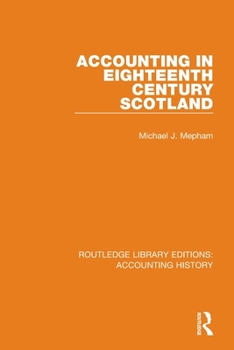 Paperback Accounting in Eighteenth Century Scotland Book