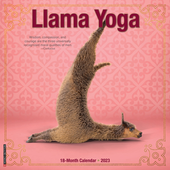 Llama Yoga 2023 Wall Calendar