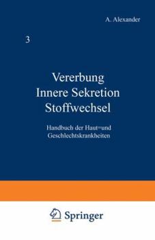 Paperback Vererbung Innere Sekretion Stoffwechsel [German] Book