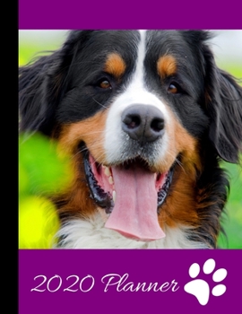 2020 Planner: Bernese Mountain Dog Cover - 2020 Weekly Planner Organizer Dated Calendar And ToDo List Tracker Notebook