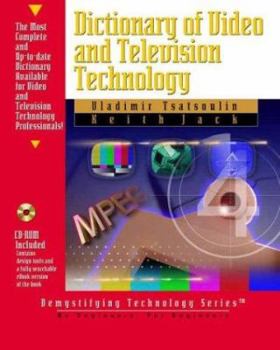 Paperback Dictionary of Video & Television Technology [With CDROM] [With CDROM] Book