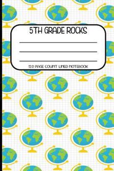 Paperback 5th Grade Rocks: 6x9, 120 Pages Book