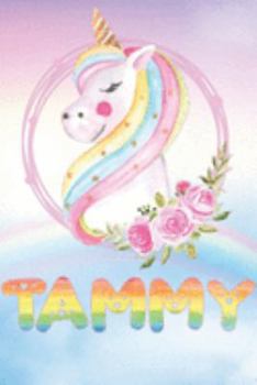 Paperback Tammy: Tammy's Unicorn Personal Custom Named Diary Planner Perpetual Calander Notebook Journal 6x9 Personalized Customized Gi Book