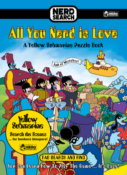 Hardcover The Beatles Nerd Search: All You Nerd Is Love: A Yellow Submarine Puzzle Book