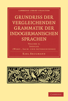 Paperback Grundriss Der Vergleichenden Grammatik Der Indogermanischen Sprachen [German] Book