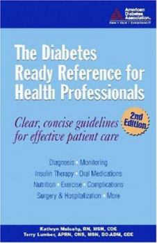 Spiral-bound Diabetes Ready-Reference Guide for Health Care Professionals Book