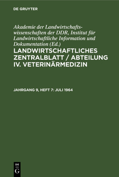 Hardcover Juli 1964 [German] Book