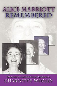 Paperback Alice Marriott Remembered Book