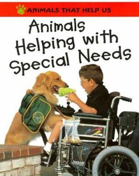 Paperback Animals Helping W/Special Need Book