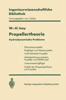 Paperback Propellertheorie: Hydrodynamische Probleme [German] Book