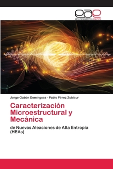 Paperback Caracterización Microestructural y Mecánica [Spanish] Book