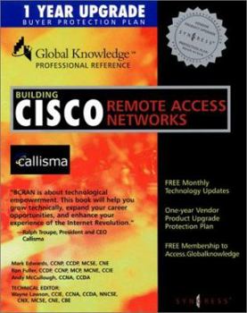 Paperback Building Cisco Remote Access Networks Book
