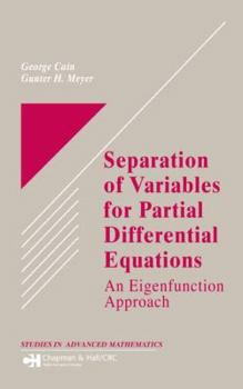 Hardcover Separation of Variables for Partial Differential Equations: An Eigenfunction Approach Book