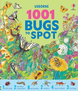 Hardcover 1001 Bugs to Spot Book