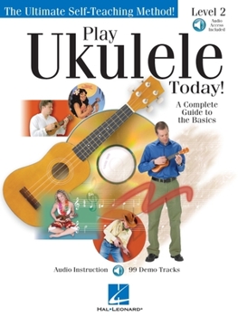 Paperback Play Ukulele Today! Level Two: Book/Online Audio Book