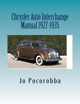 Paperback Chrysler Auto Interchange Manual 1927-1935 Book