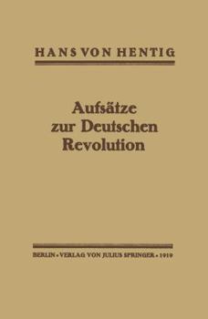 Paperback Aufsätze Zur Deutschen Revolution [German] Book