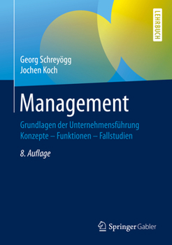 Hardcover Management: Grundlagen Der Unternehmensführung [German] Book