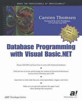 Paperback Database Programming with VB.NET Book