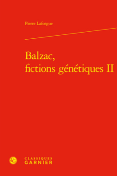 Hardcover Balzac, Fictions Genetiques II [French] Book