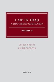 Hardcover Law in Iraq: A Document Companion Book