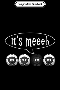Paperback Composition Notebook: Black Sheep That's Me Funny Farmer Animal Gift Journal/Notebook Blank Lined Ruled 6x9 100 Pages Book