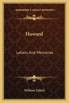 Paperback Howard: Letters And Memories Book