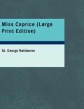 Paperback Miss Caprice (Large Print Edition) [Large Print] Book