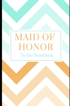 Maid of Honor- To Do Notebook:: Stylish Mint Green and Orange :Things To Do: Bridesmaid Proposal Prompted Fill In Organizer for Maid of Honor for ... Dates, Proposal Gift For Bridesmaids