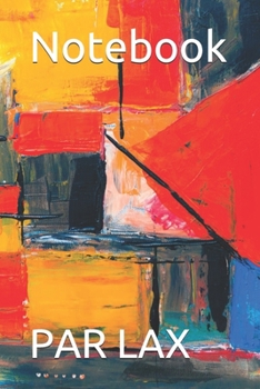 Paperback Notebook: Colorful Abstract Painting Composition Notebook - Large 6 x 9 - Blush Notes 120 Pages Book