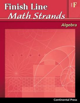Paperback Algebra Workbook: Finish Line Math Strands: Algebra, Level F - 6th Grade Book