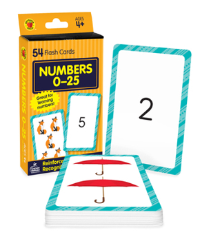Cards Numbers 0-25 Flash Cards: 54 Flash Cards Book