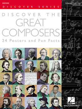 Paperback Discover the Great Composers (Set of 24 Posters): Poster Pack Book