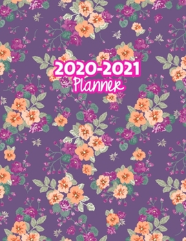 2020-2021 Planner: Two Year Calendar Organizer and Goal Journal | January 2020 - December 2021 Daily, Weekly and Monthly Planner Book with Back Sticker Expression Wall for 2 Years | Design Code 429944