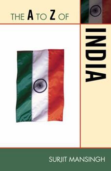 Paperback The to Z of India Book