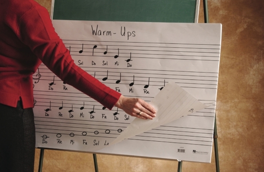 Spiral-bound Oversized Music Flip Chart Book