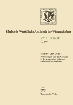Paperback Betrachtungen über das Gewissen in der griechischen, jüdischen und christlichen Tradition [German] Book