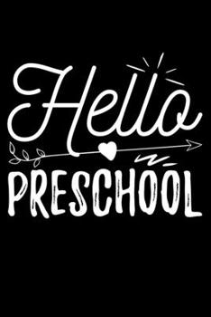 Paperback Hello PreSchool: Lined A5 Notebook for Students and School Journal Book