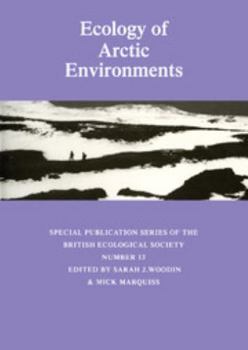 Hardcover Ecology of Arctic Environments Book