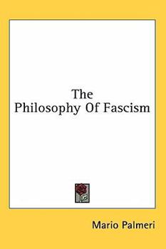 Hardcover The Philosophy of Fascism Book