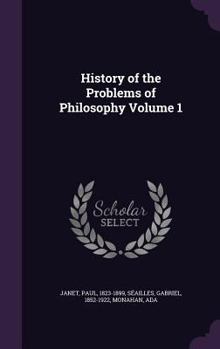 Hardcover History of the Problems of Philosophy Volume 1 Book