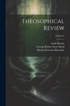 Paperback Theosophical Review; Volume 8 Book